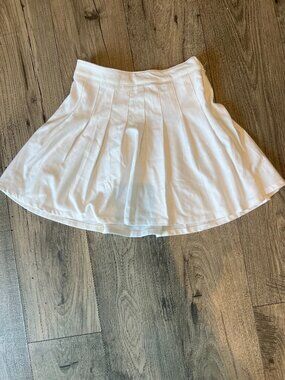 Hollister Ultra High-Rise White Pleated Tennis Skirt Size S